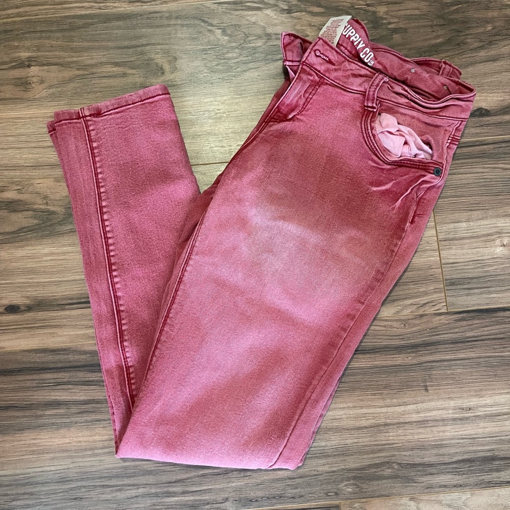 Red Skinny Jeans